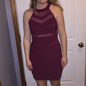 Maroon Dress